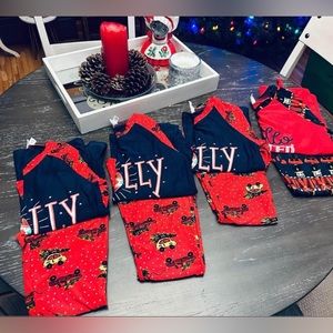 4 pair kids LuLaRoe buttery soft pajamas.